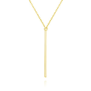 Colier argint lung placat cu aur galben DiAmanti Z1318N_G-DIA (Argint 925‰ 1,7 g.)